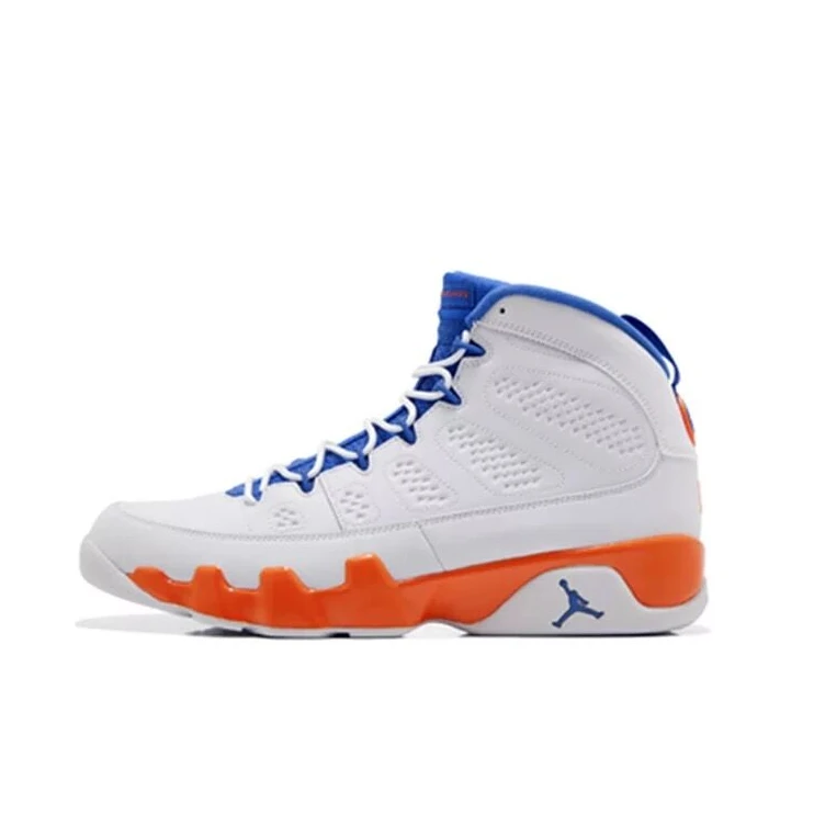 Air Jordan 9 White Orange Blue-01