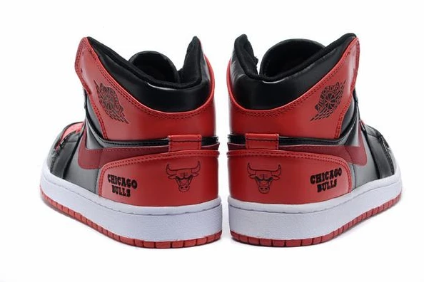 Air Jordan I (1) Retro Black Red White-130