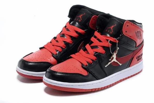 Air Jordan I (1) Retro Black Red White-130