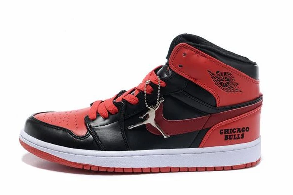 Air Jordan I (1) Retro Black Red White-130