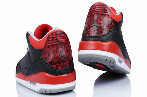 Air Jordan III (3) Retro Black Red White