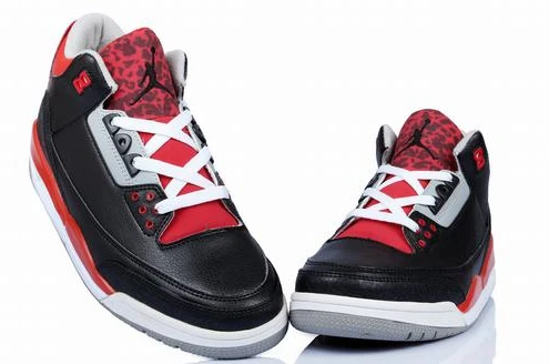 Air Jordan III (3) Retro Black Red White