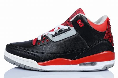 Air Jordan III (3) Retro Black Red White