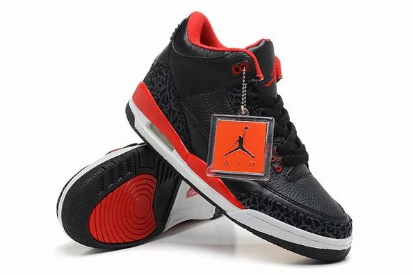 Air Jordan III (3) Retro Black White Red-78