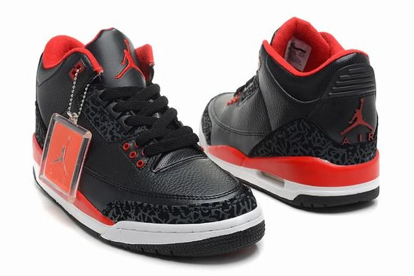 Air Jordan III (3) Retro Black White Red-78