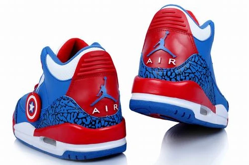 Air Jordan III (3) Retro Blue Red White