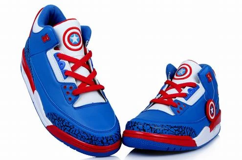 Air Jordan III (3) Retro Blue Red White