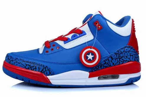 Air Jordan III (3) Retro Blue Red White