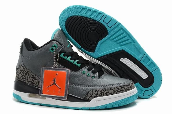 Air Jordan III (3) Retro Grey White Blue-82
