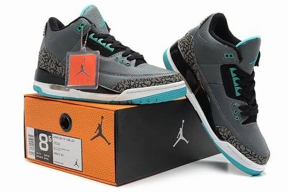 Air Jordan III (3) Retro Grey White Blue-82