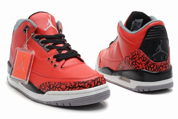 Air Jordan III (3) Retro Red Black White-83