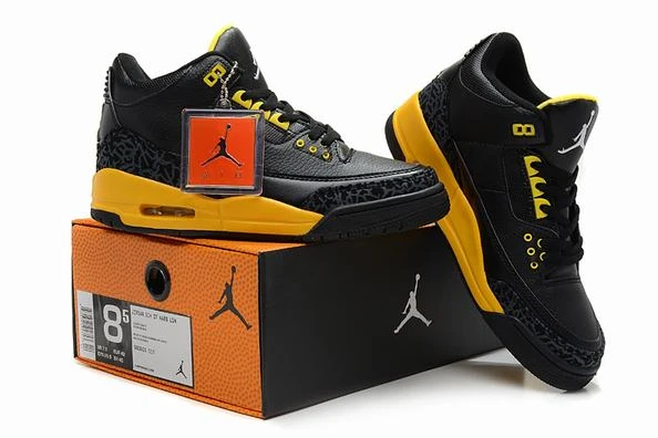Air Jordan III (3) Retro Red Black Yellow-84