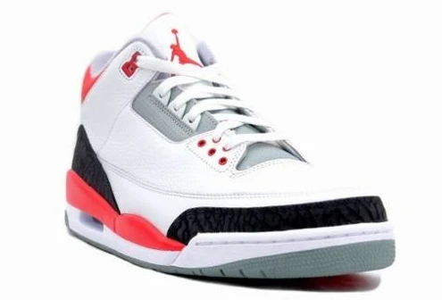 Air Jordan III (3) Retro White Fire Red