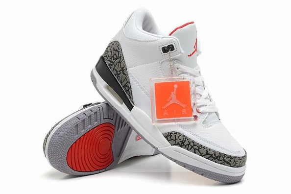 Air Jordan III (3) Retro White Grey Black-79