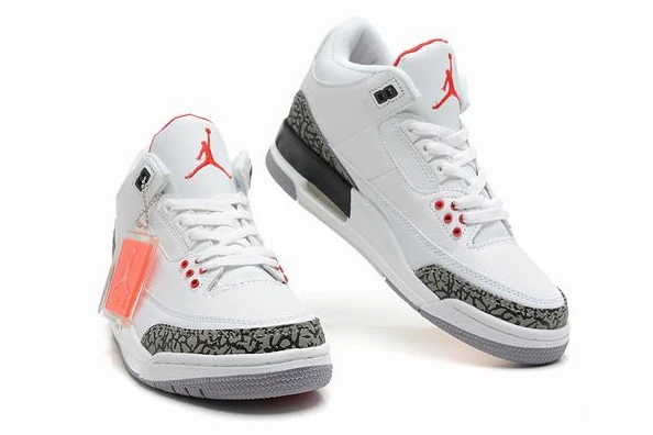 Air Jordan III (3) Retro White Grey Black-79