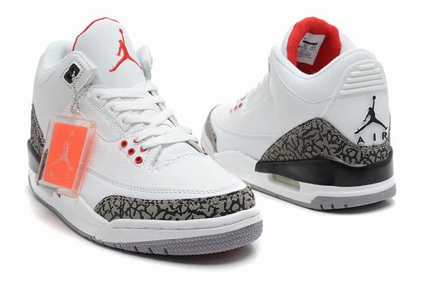 Air Jordan III (3) Retro White Grey Black-79