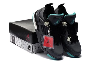 Air Jordan IV (4) News Gray Black Blue White