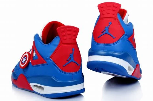 Air Jordan IV (4) Retro Blue Red White