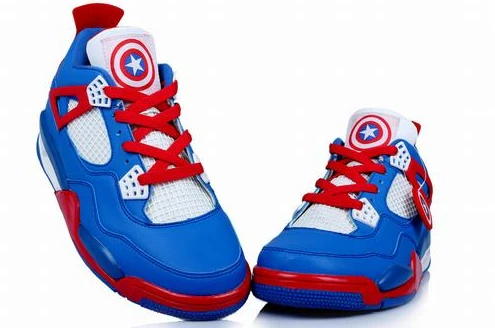 Air Jordan IV (4) Retro Blue Red White