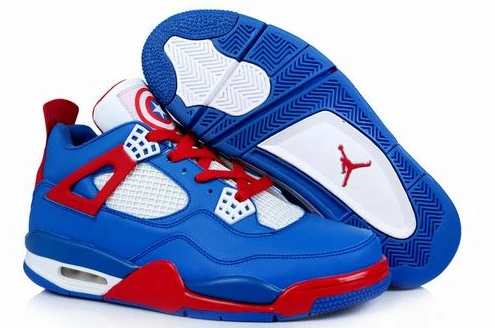 Air Jordan IV (4) Retro Blue Red White