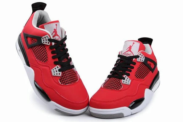 Air Jordan IV (4) Retro Red Black White-48