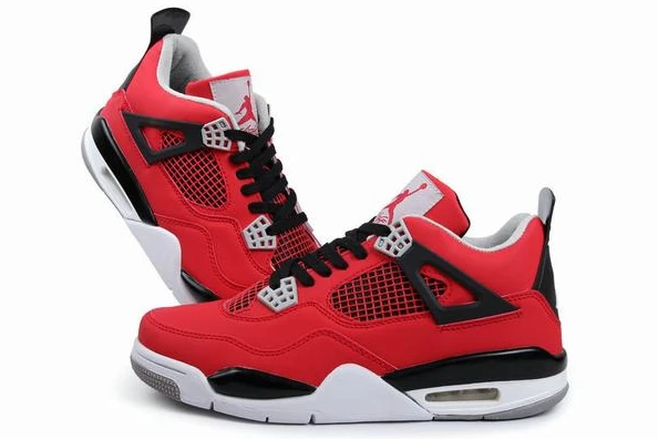 Air Jordan IV (4) Retro Red Black White-48