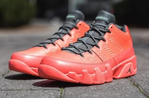 Air Jordan IX (9) Retro Low Red-1
