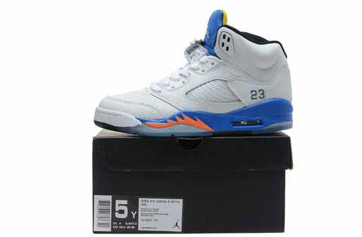 Air Jordan V (5) Retro White Blue-72