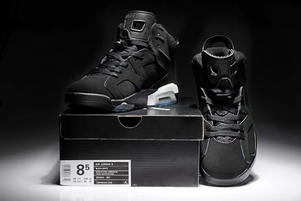 Air Jordan VI (6) Retro Black White-113