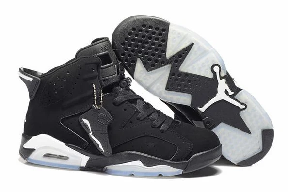 Air Jordan VI (6) Retro Black White-113