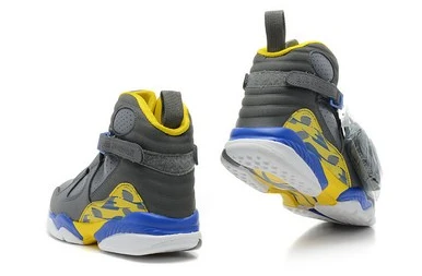Air Jordan VIII (8) New Gray Blue Yellow White