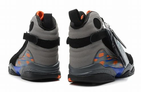 Air Jordan VIII (8) Retro Black Grey Blue Orange