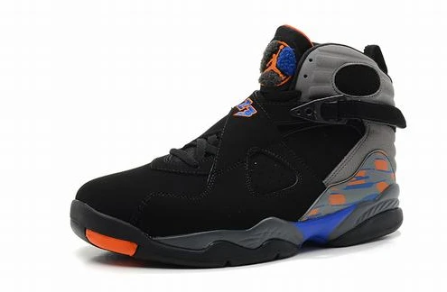 Air Jordan VIII (8) Retro Black Grey Blue Orange