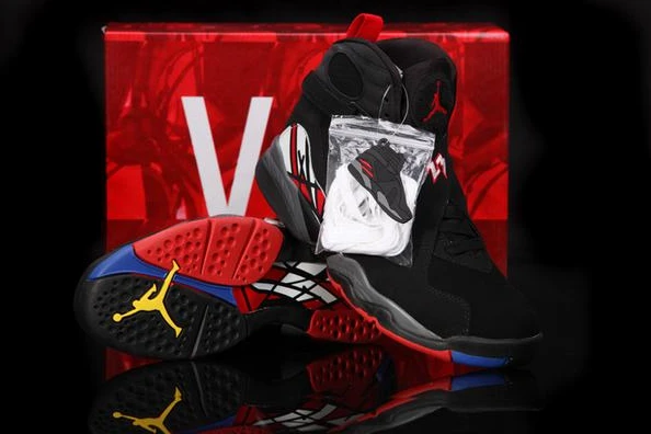 Air Jordan VIII (8) Retro Black White Red-29