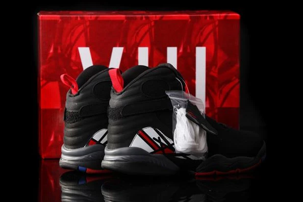 Air Jordan VIII (8) Retro Black White Red-29