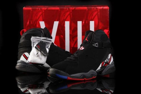 Air Jordan VIII (8) Retro Black White Red-29