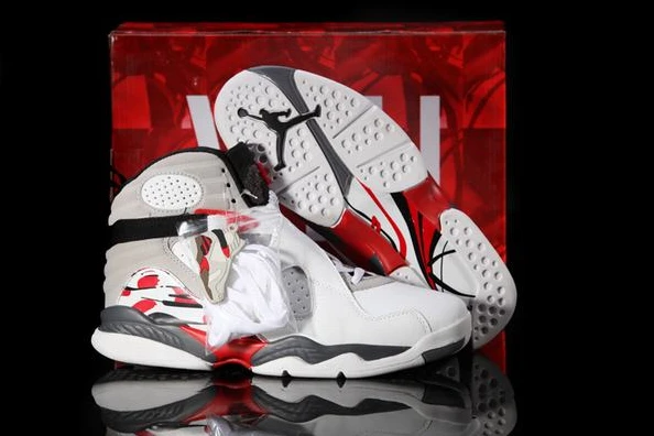 Air Jordan VIII (8) Retro White Blue Red Grey-27