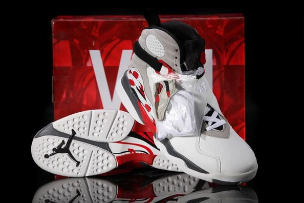Air Jordan VIII (8) Retro White Blue Red Grey-27
