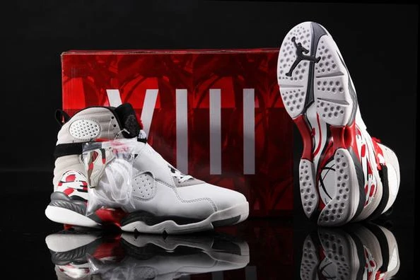 Air Jordan VIII (8) Retro White Blue Red Grey-27