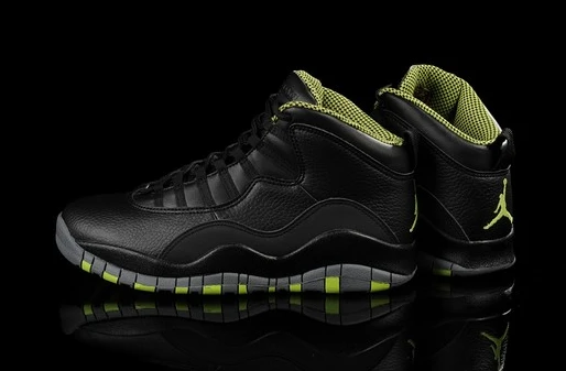 Air Jordan X (10) Retro Black Green