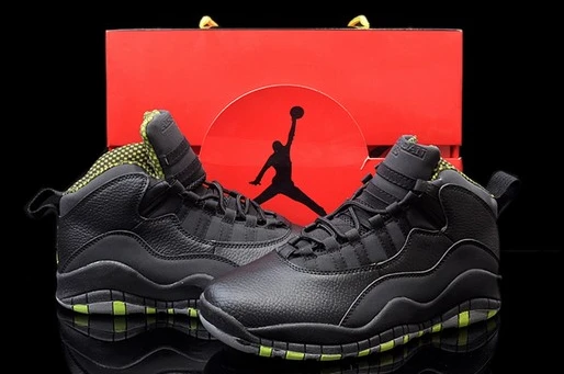 Air Jordan X (10) Retro Black Yellow