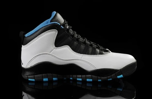 Air Jordan X (10) Retro White Black Blue