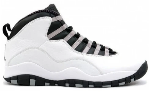 Air Jordan X (10) Retro White Black Light