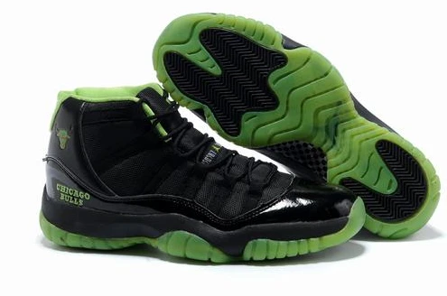 Air Jordan XI (11) Retro Black Green-62