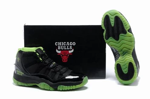 Air Jordan XI (11) Retro Black Green-62