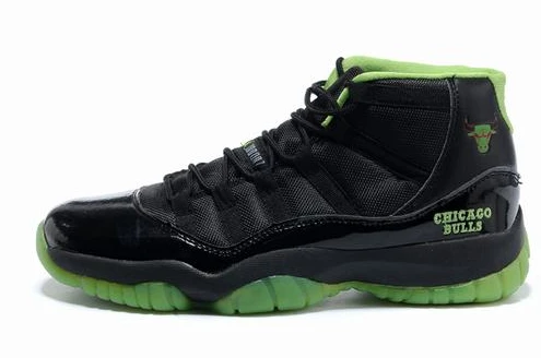 Air Jordan XI (11) Retro Black Green-62