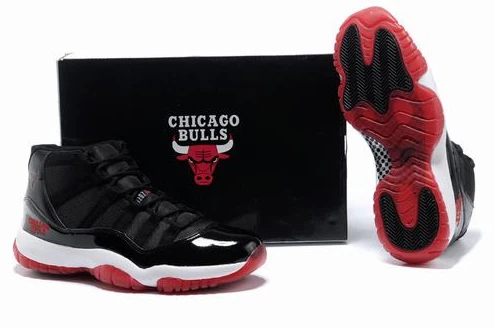 Air Jordan XI (11) Retro Black White Red-61
