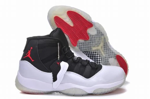 Air Jordan XI (11) Retro Black White Red