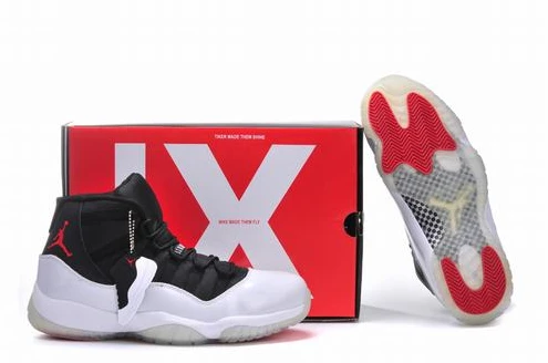 Air Jordan XI (11) Retro Black White Red
