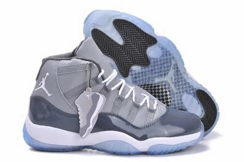 Air Jordan XI (11) Retro Gray White